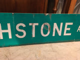 品番0111　ロードサイン　HEARTHSTONE AVE　ハースストーン　トラフィックサイン　看板　標識　ヴィンテージ　千葉店