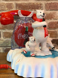 品番4325　Coca-Cola ANIMATED POLAR BEAR PHONE　電話機　コカ・コーラ　ポーラーベア　シロクマ　インテリア　ヴィンテージ　千葉店