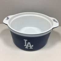 品番0859　MLB公式　ロサンゼルス ドジャース　食器　容器　取っ手付き皿　鍋　キッチンアイテム　ヴィンテージ　千葉店