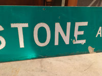 品番0111　ロードサイン　HEARTHSTONE AVE　ハースストーン　トラフィックサイン　看板　標識　ヴィンテージ　千葉店