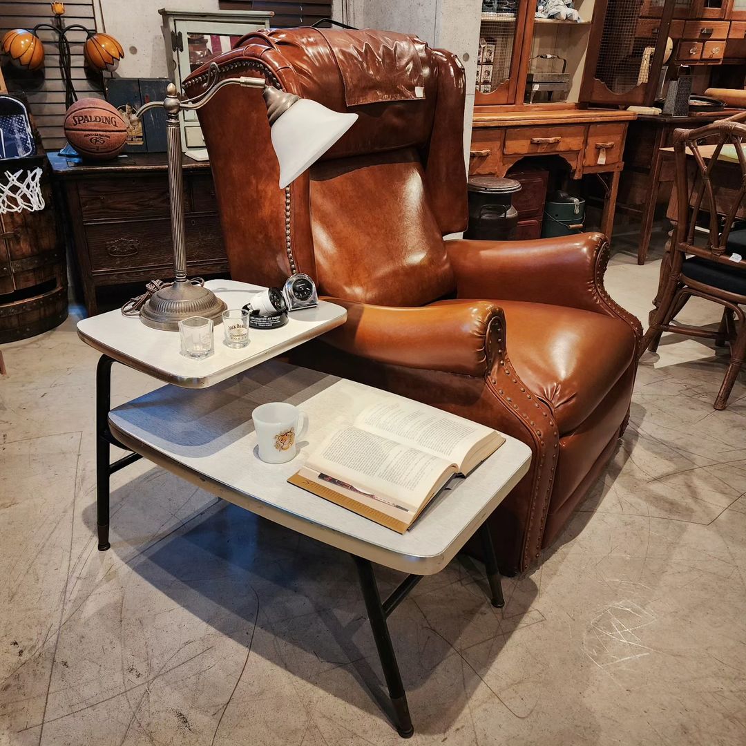 ☆50〜60'sビンテージ　サイドテーブル 1950-60's ヴィンテージ ヘアピンレッグ サイドテーブル