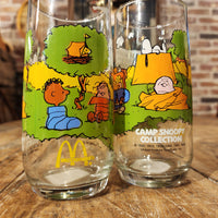 品番1604　McDonald’s　Glasses　Camp　Snoopy　Collection　マクドナルド　グラス　キャンプ　スヌーピー　コレクション　ヴィンテージ　1983年　ノベルティグラス　千葉店