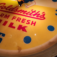 品番2847　アドバタイジングクロック　goldsmith's FARM FRESH MILK　ゴールドスミス　Wall Clock　ヴィンテージ　千葉店