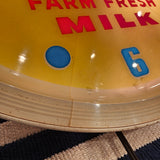 品番2847　アドバタイジングクロック　goldsmith's FARM FRESH MILK　ゴールドスミス　Wall Clock　ヴィンテージ　千葉店