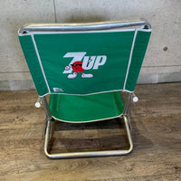 7up　セブンアップ　折り畳み椅子　アウトドアチェア　ヴィンテージチェア　折りたたみチェア