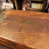 品番1882　IDEAL SMOKERS　Wood cigalet box　ウッド　シガー　ボックス　木箱　ヴィンテージ　千葉店