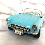 品番3746　1/18スケール　Road Tough　1957年　CHEVROLET CORVETTE　シボレー コルベット　ライトブルー　ダイキャストカー　千葉店