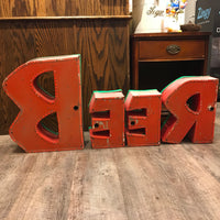 品番3135 3Dサイン BEER 緑 千葉店