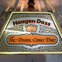 品番1308　Haagen Dazs　ハーゲンダッツ　ペンダントライト　吊り下げライト　USA　ヴィンテージ　千葉店