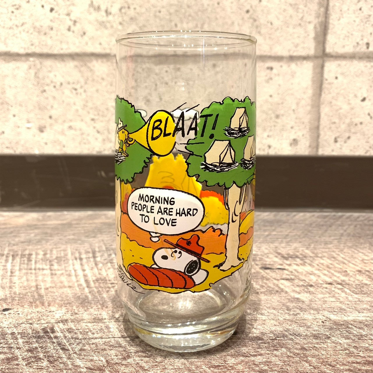 【らいぽん】スヌーピー＆ウッドストック パブミラー　1965年製 らいぽん】スヌーピー＆ウッドストック パブミラー 1965年製