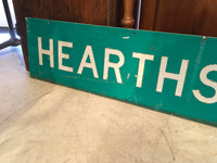 品番0111　ロードサイン　HEARTHSTONE AVE　ハースストーン　トラフィックサイン　看板　標識　ヴィンテージ　千葉店
