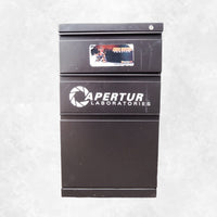 キャビネット【APERTUR】書類ケース　ステッカー付　ヴィンテージ