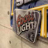 メタル看板　【COORS LIGHT(クアーズライト)】　パブ看板　ヴィンテージサイン