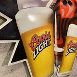 Coors Light　クアーズライト　メタルサイン　看板　パブサイン　ヴィンテージ看板