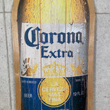 Corona Beer　コロナビール　木製看板　ウッドサイン　ヴィンテージ看板　ビンテージサイン　ビール型看板