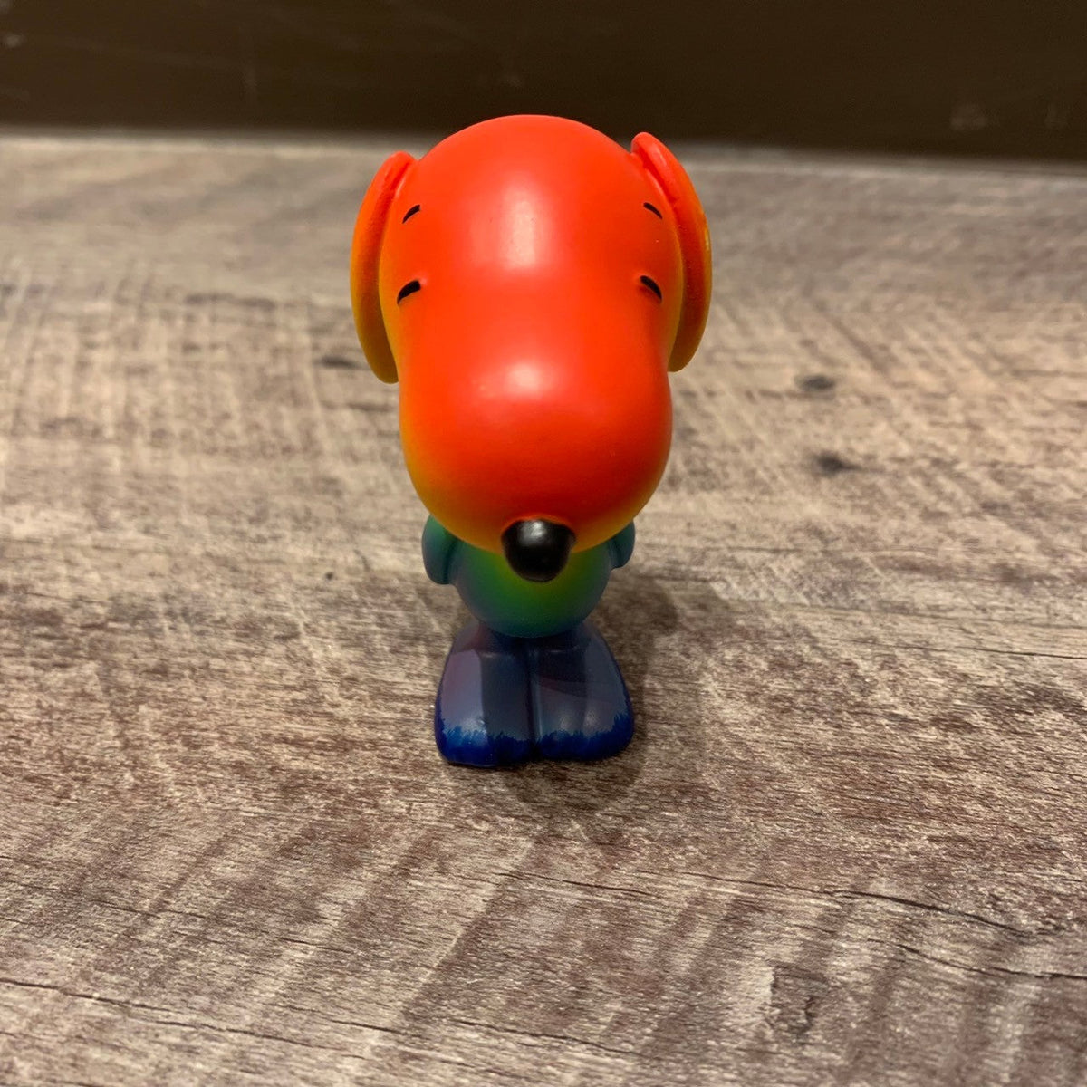 PEANUTS SNOOPY スヌーピー Department 56 Chasing Rainbow 外箱付 ヴィンテージ 置物 ヴィンテ ...