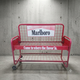 ヴィンテージワイヤーラック　【Marlboro（マルボロ）】　大型キャビネット　什器