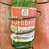 品番1911　創作　アート　ボトル　Webber's Premium Ale　ウェバーズプレミアムエール　瓶　壁掛け　ヴィンテージ　金沢店