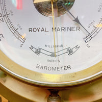 品番0793　気圧計　ROYAL MARINER BAROMETER　ロイヤルマリナー　バロメーター　船舶用　錨　インテリア　ヴィンテージ　千葉店