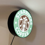 品番5436　STARBUCKS COFFEE　スターバックス　サインライト　旧ロゴ　 看板　ヴィンテージ　千葉店