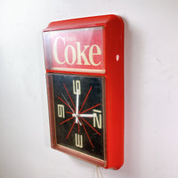 品番0562　アドバタイジング ライトクロック　Coca-Cola　1984年　RIDAN DISPLAYS　Wall Clock　修理済　ヴィンテージ　千葉店