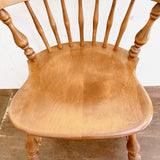 品番2465-3　アームチェア　Ethan Allen　イーセンアーレン　ウインザーチェア　ウッドチェア　椅子　アンティーク　ヴィンテージ　千葉店