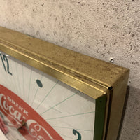 アドバタイジングクロック　Coca-Cola　コカ・コーラ　PAM CLOCK社製　Wall Clock　ヴィンテージ