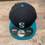 ベースボールキャップ　59FIFTY　MLBオンフィールド　シアトル・マリナーズ　オルタネイト　NEW ERA　ニューエラ　58.7㎝　USED