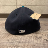 ベースボールキャップ　59FIFTY　MLBオンフィールド　シアトル・マリナーズ　オルタネイト　NEW ERA　ニューエラ　58.7㎝　USED