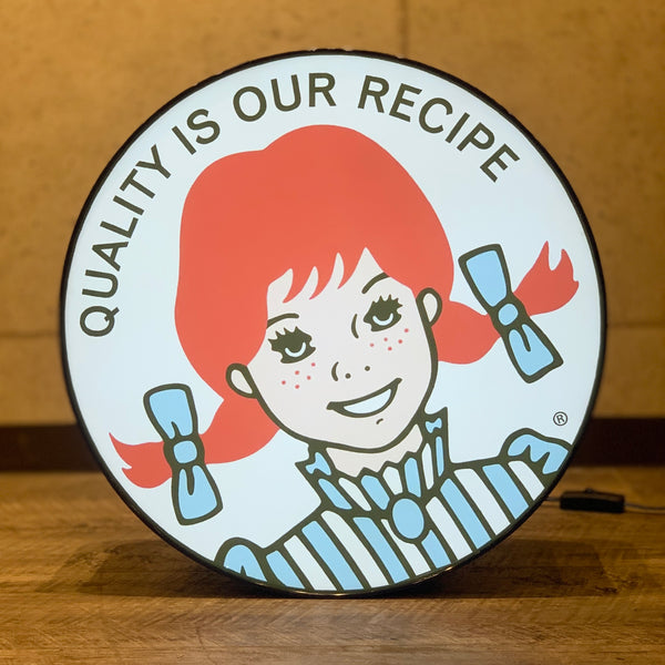 Wendy’s　ウェンディーズ　サインライト　ウォールサイン　看板　ヴィンテージ