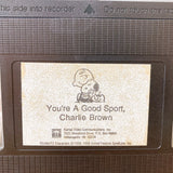 品番2091-9　VHSビデオ　You're a Good Sport, Charlie Brown　ピーナッツ　スヌーピー　チャーリーブラウン　ヴィンテージ　千葉店