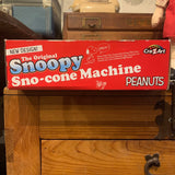 品番0769　PPeanuts Snoopy Sno-cone Machine　スヌーピー　ヴィンテージ　スノーコーンマシン　かき氷機　千葉店