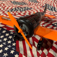 品番0227　1/32スケール　ダイキャストエアプレーン VINTAGE AIRPLANE BANK　 ハーレーダビッドソン　Harley-Davidson　飛行機　外箱付き　貯金箱　ヴィンテージ　千葉店