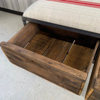 オットマン【UBER CHIC HOME】2drawer ottoman　ベンチ