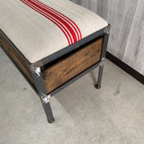 オットマン【UBER CHIC HOME】2drawer ottoman　ベンチ