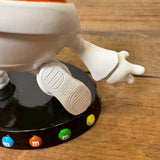 陶器フィギュア　【M&M's Sweet On Elvis collection】オレンジ　エルビスプレスリー　陶器製　シリアルナンバー入り　ヴィンテージ