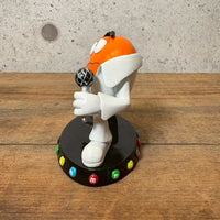 陶器フィギュア　【M&M's Sweet On Elvis collection】オレンジ　エルビスプレスリー　陶器製　シリアルナンバー入り　ヴィンテージ