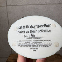 陶器フィギュア　【M&M's Sweet On Elvis collection】イエロー　エルビスプレスリー　陶器製　シリアルナンバー入り　ヴィンテージ