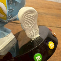 陶器フィギュア　【M&M's Sweet On Elvis collection】イエロー　エルビスプレスリー　陶器製　シリアルナンバー入り　ヴィンテージ