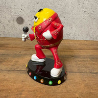 陶器フィギュア　【M&M's Sweet On Elvis collection】イエロー　エルビスプレスリー　陶器製　シリアルナンバー入り　ヴィンテージ