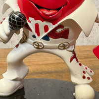 陶器フィギュア　【M&M's Sweet On Elvis collection】レッド　エルビスプレスリー　陶器製　シリアルナンバー入り　ヴィンテージ
