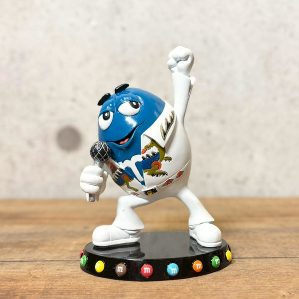 陶器フィギュア　【M&M's Sweet On Elvis collection】ブルー　エルビスプレスリー　陶器製　シリアルナンバー入り　ヴィンテージ