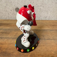 陶器フィギュア　【M&M's Sweet On Elvis collection】レッド　エルビスプレスリー　陶器製　シリアルナンバー入り　ヴィンテージ