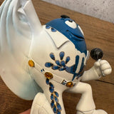 陶器フィギュア　【M&M's Sweet On Elvis collection】ブルー　エルビスプレスリー　陶器製　シリアルナンバー入り　ヴィンテージ