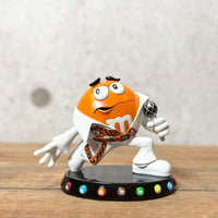 陶器フィギュア　【M&M's Sweet On Elvis collection】オレンジ　エルビスプレスリー　陶器製　シリアルナンバー入り　ヴィンテージ