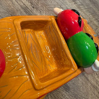 陶器オブジェ 【M&M'S（エムアンドエムズ）】 ブラウン　カー　アメトイ　インテリア