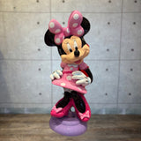等身大フィギュア【Disney(ディスニー)】ミニーマウス　115㎝　オブジェ　ヴィンテージ