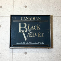 パブミラー【Black Velvet（ブラックベルベット）】額装　アート　ヴィンテージ