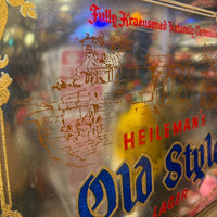 パブミラー【Heileman's Old Style（ハイレマンズ・オールドスタイル）】額装　アート　ヴィンテージ