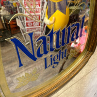 パブミラー【Natural Light（ナチュラルライト）】額装　アート　ヴィンテージ